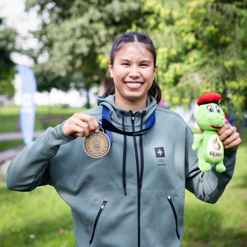 Le moment fort de sa carrière: la médaille de bronze aux Jeux européens 2023 à Cracovie.