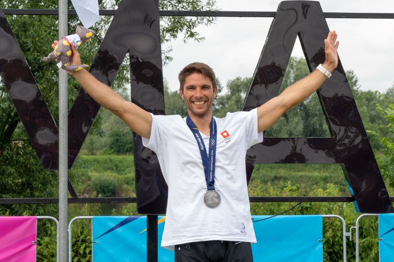 Mit 32 Jahren erzielt Martin Dougoud bei den European Games 2023 in Krakau seinen ersten grossen internationalen Einzelerfolg (Bild Swiss Olympic).