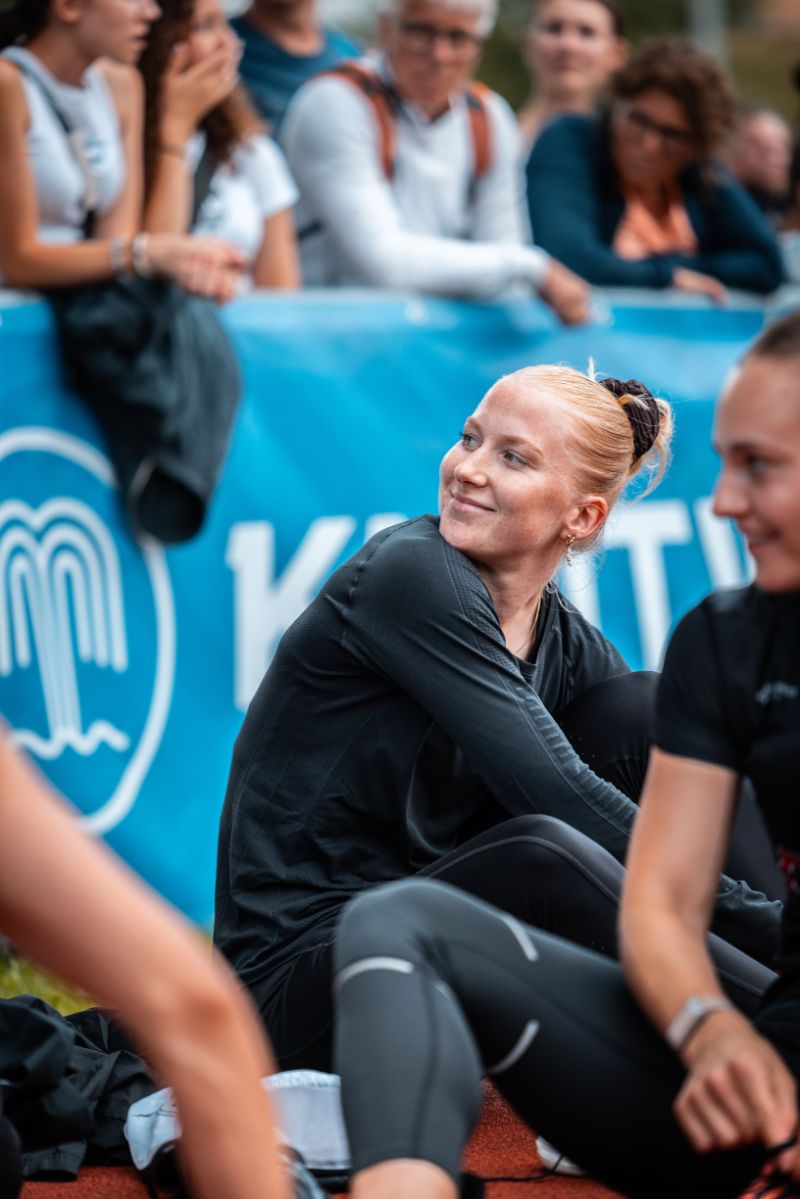 Meret Baumgartner am Meeting Spitzenathletik Luzern, 2024. (zvg)