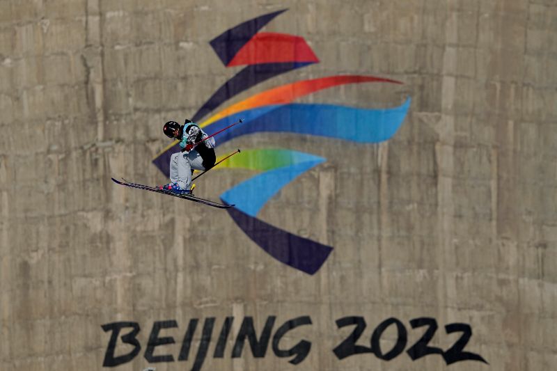 Sarah Hoefflin bei den Olympischen Spielen 2022 in Peking: «Wenn man beim Freestyle-Skifahren keinen Spass hat, wozu das Ganze?»  (Keystone-SDA).